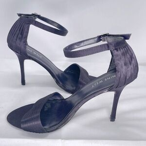 NINE West M-Berkelium Purple Satin Stilettos Size 9M